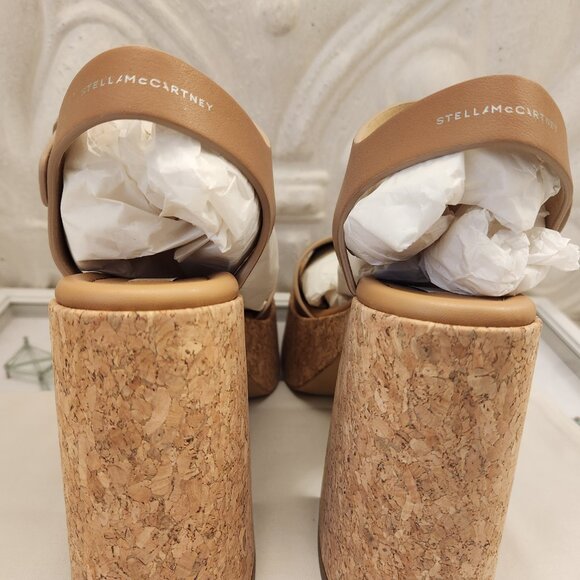 Stella Mccartney "Skyla Alter Sporty" Block heeled sandals. NIB. Size EU 40/US 9 - Picture 5 of 13